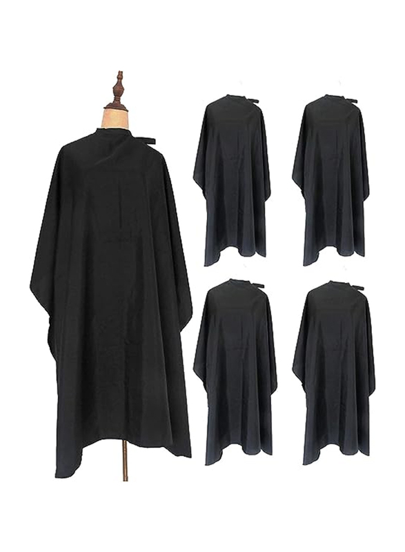 I.E Professional Hair Salon Nylon Cape with Metal Adjustable Buckle & Neck Duster, 2 Pieces