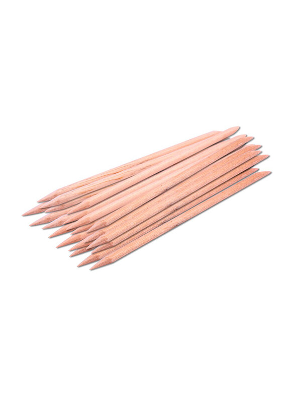 

Bestpicks Nail Art Orange Wood Stick, 20 Pieces, Beige