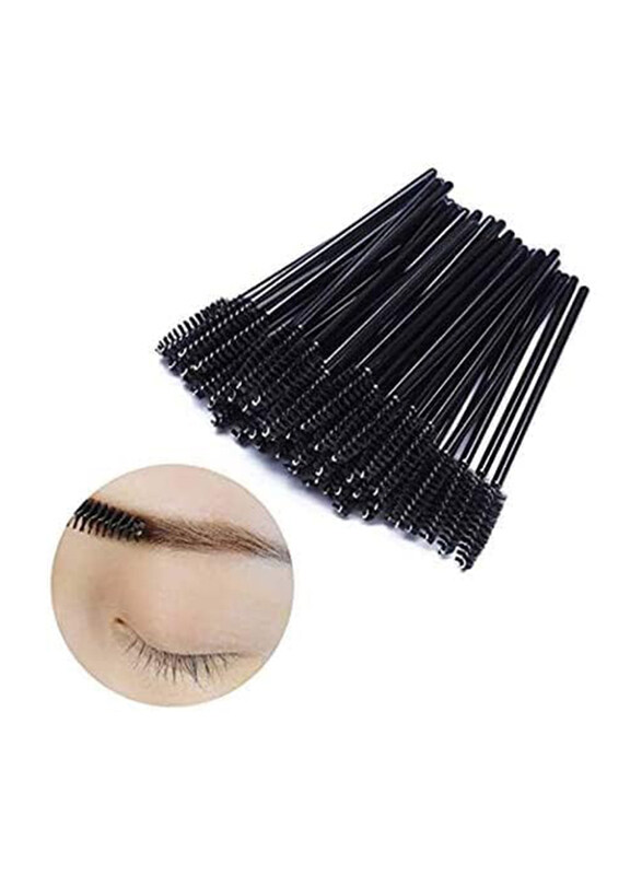 Disposable Eyelash Mascara Brushes Makeup Tool, Pink/Black