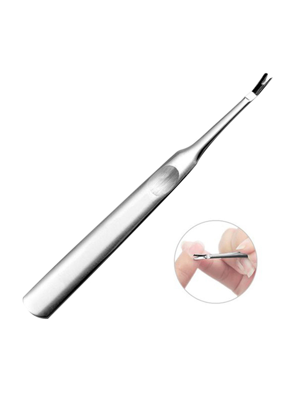 Stainless Steel Nail Edge Dead Skin Remover, Silver