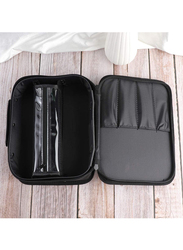 Premium Quality Travel Toiletry Bag for Women & Men Water Cosmetics Toiletries Brushes Tools , Black