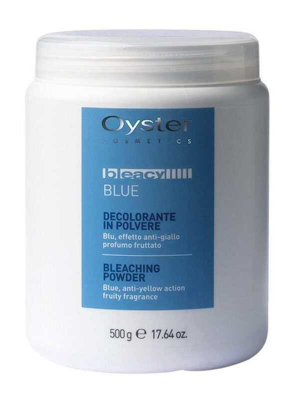 

Oyster Cosmetics Dust Free Blue Bleaching Powder with Anti Yellow Action That Lifts Up To 7 Levels, 500gm