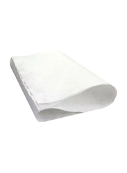 60 x 110cm Disposable Hair Towel for All Hair Types, White, 50-Pieces