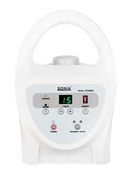 I.E. Professional Use Multifunctional Ozone Digital Face Steamer with Hot Steam, White