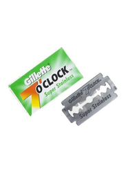 7 O'clock Super Stainless Double Edge Safety Razor Blades, 100 Pieces