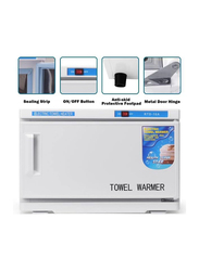 2-in-1 Hot UV Sterilizer Towel Warmer, White