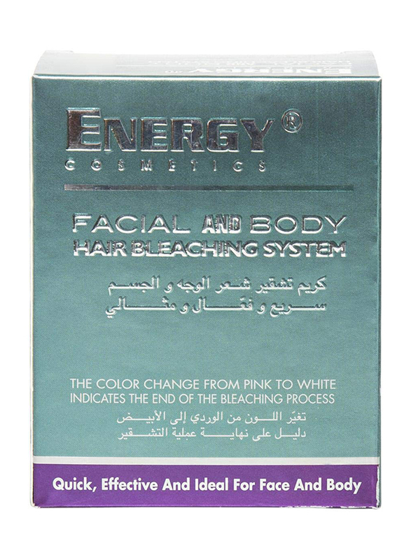 Energy Cosmetics Facial and Body Hair Bleaching System Kit