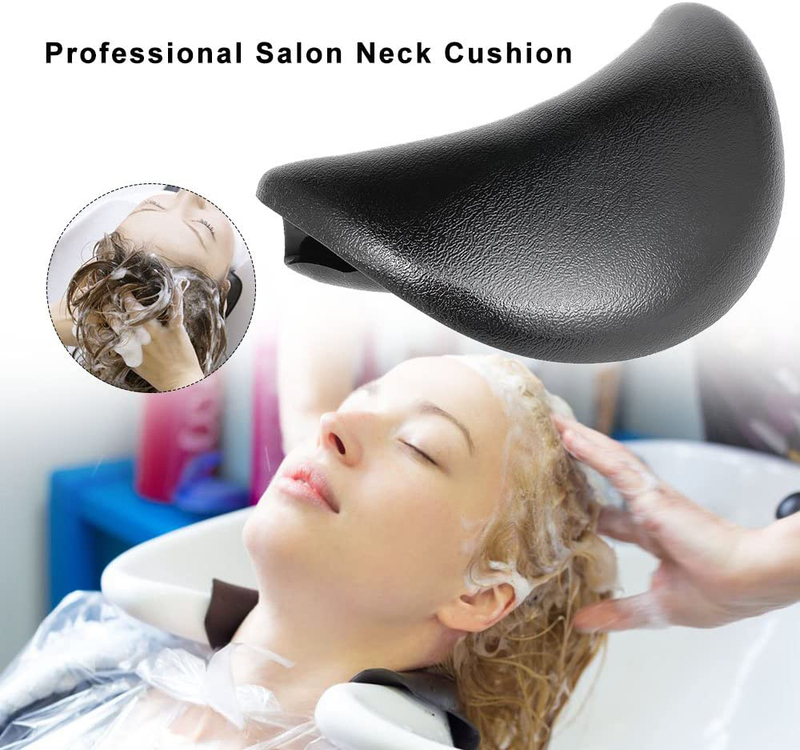 Anself Salon Silicone Neck Rest Hair Washing Sink Basin Tool, Black