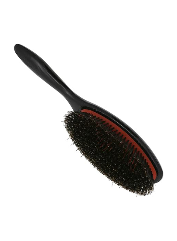 Bristle Oval Cushion Hair Brush, Black