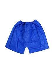 Disposable Non-Woven Spa Elastic Shorts for Women and Men, Blue