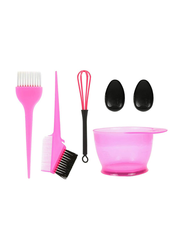 Anself Hair Dye Colour Brush and Bowl Set, Pink