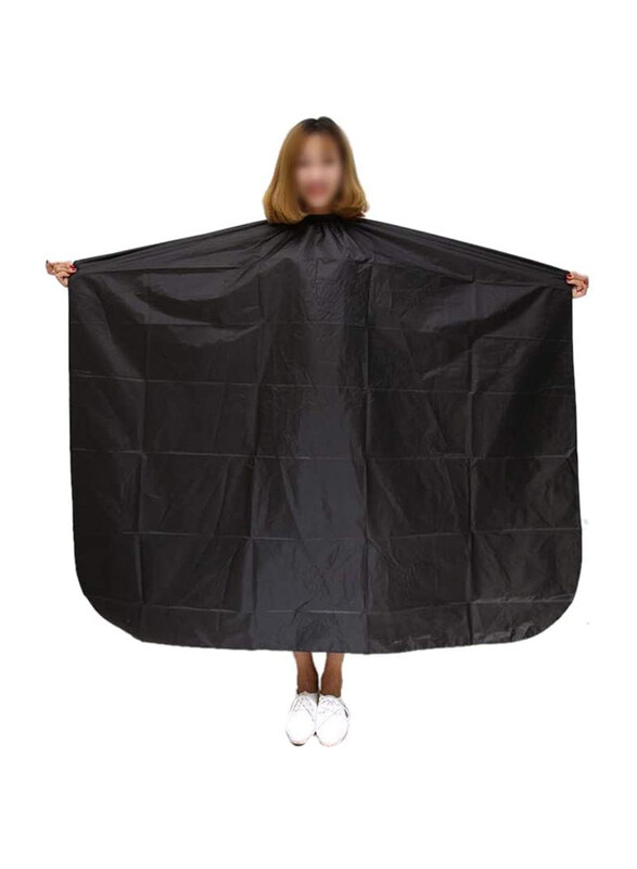 

Penfu Waterproof Anti-Static Haircut Cloth Barber Cape Cloth, Black