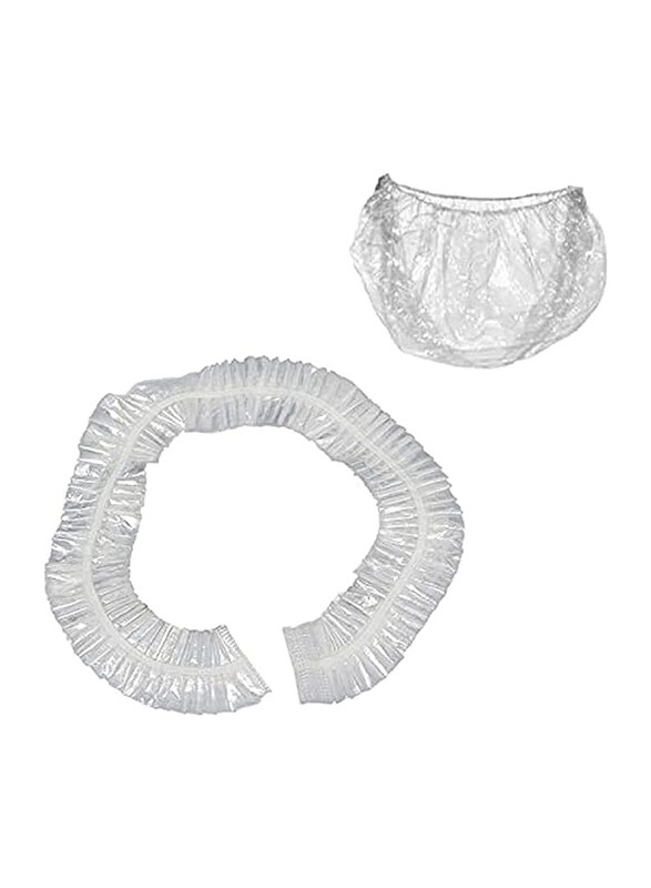 

Generic Disposable Elastic Foot Tub Liner Foot Spa Pedicure Liner Bath Basin Bags, 50 Pieces, Clear