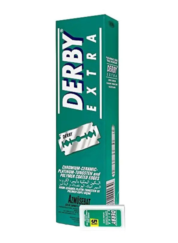 

Derby Double Edge Razor Blade, 100 Pieces, Silver
