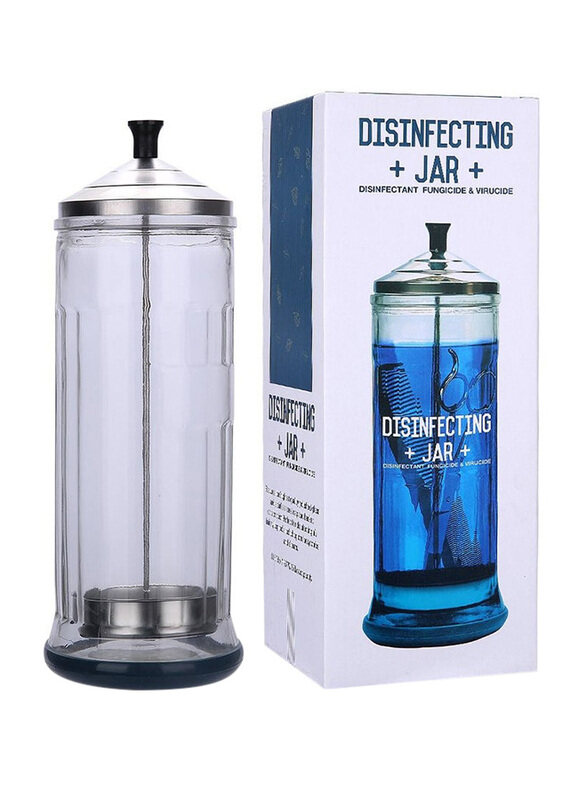 La Perla Tech Salon Disinfecting Jar, Clear