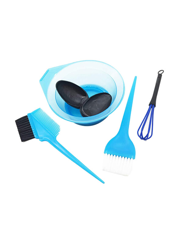 

‎la Perla Tech La Perla Tech Hair Dye Brush & Bowl Set, 6 Pieces, Blue