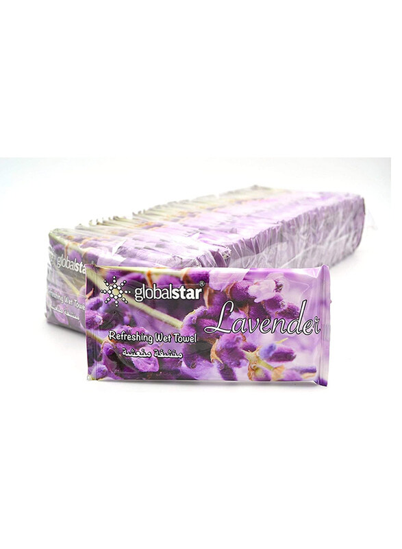 

Globalstar Lavender Fresh Wet Face Towel