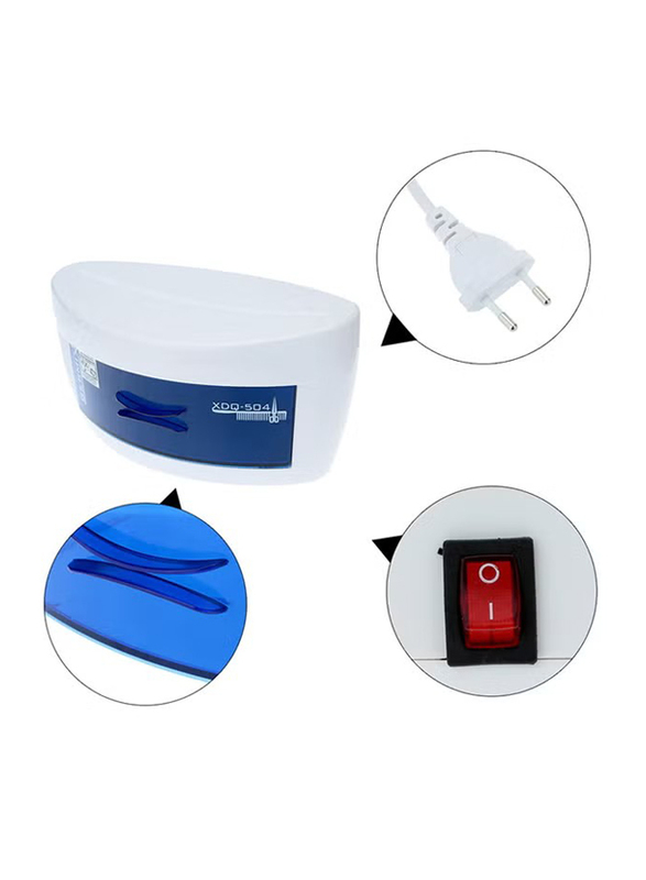 UV Sterilizer And Disinfectant Cabinet (EU Plug), White/Blue