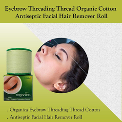 Organica Organic Cotton Eyebrow Threading Thread India, Green
