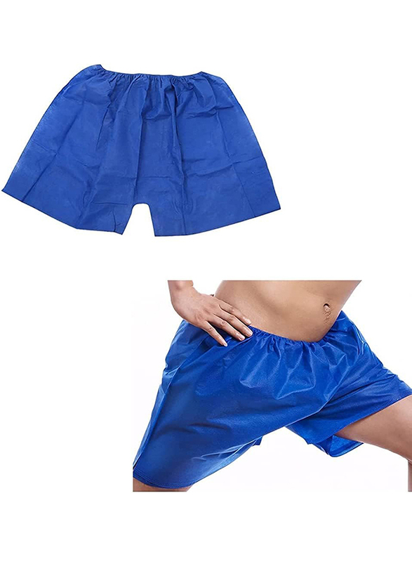 ‎La Perla Tech Disposable Men's Non- Woven Boxer Shorts, 10 Pieces, Blue