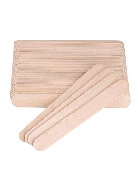 Disposable Wooden Tongue Depressor Wax Spatula Depilatory, 200 Pieces