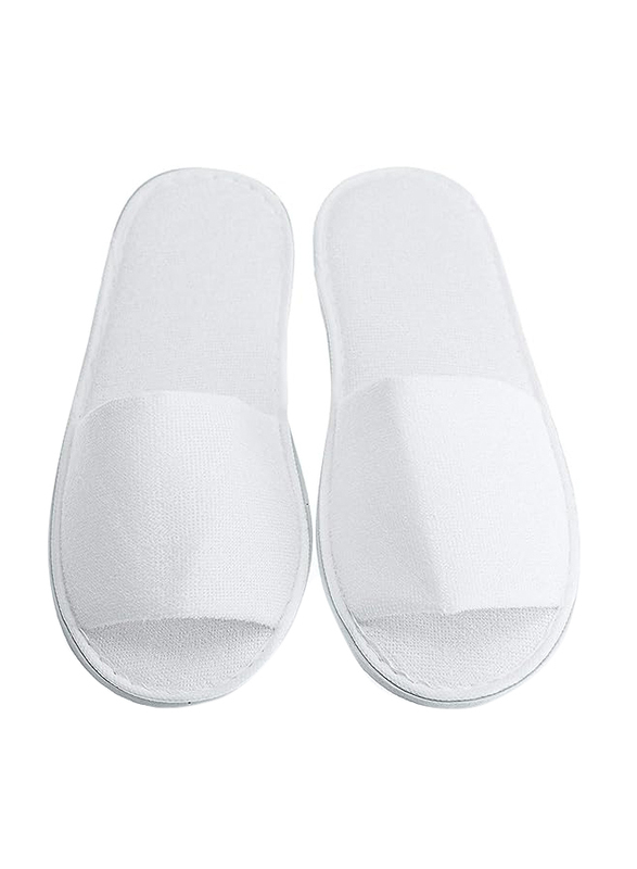 I.E. Toe Spa Slippers, 20 Pieces, White