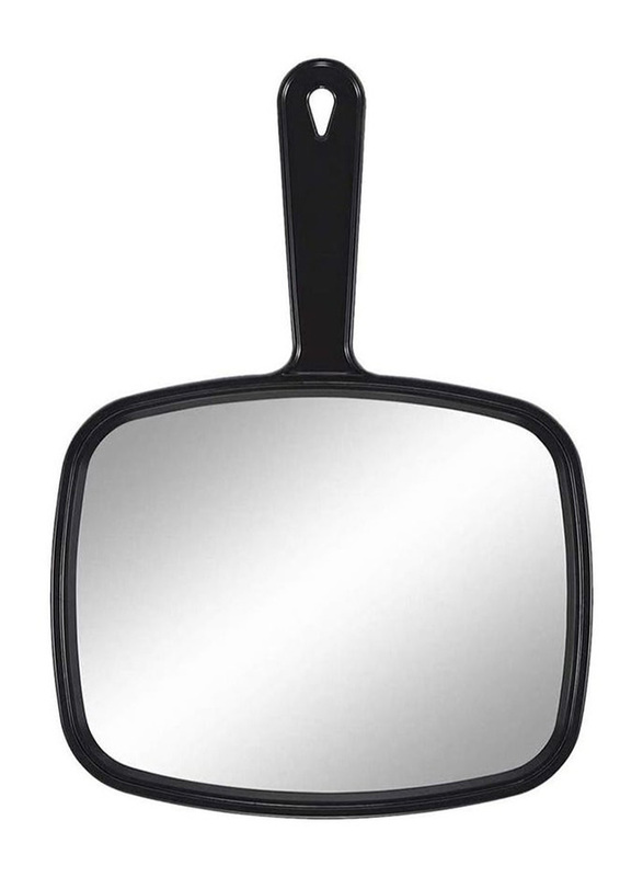 La Perla Tech Handheld Makeup Mirror With Handle, Black