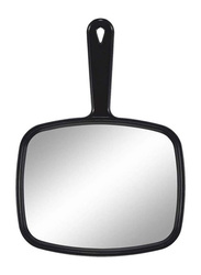 La Perla Tech Handheld Makeup Mirror With Handle, Black