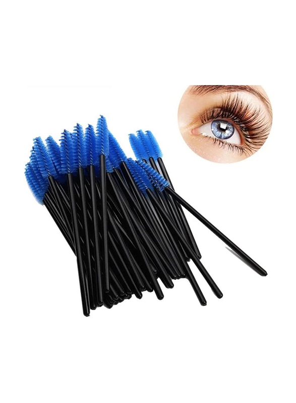 La Perla Tech Eyelash Mascara Brush, 50 Pieces, Black/Black