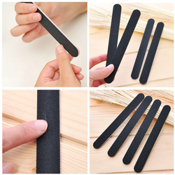 BTYMS Double Sided Emery Board 180/240 Grit Nail Files, 25-Piece, Black