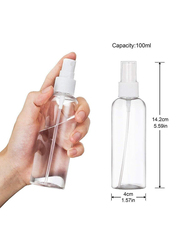 La Perla Tech Sprayer Bottles, 100ml, 4 Pieces, Clear