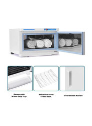 2-in-1 Hot UV Sterilizer Towel Warmer, White