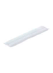 30 x 10 x 30cm Non-woven Disposable Pleated Anti Dust Bath Caps for All Hair Types, White, 200-Pieces