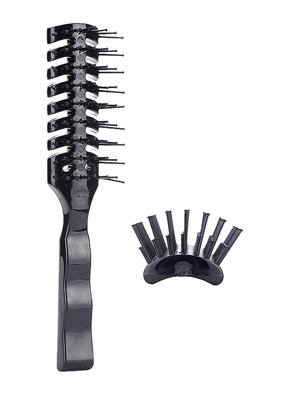 La Perla Tech Vented Hairbrush for Blow Drying with Ball Tipped Bristles for Short Straight Hair, 1 Piece