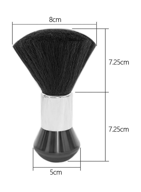 La Perla Tech Barber- Hair Dresser Neck /Face Duster Brush, Black