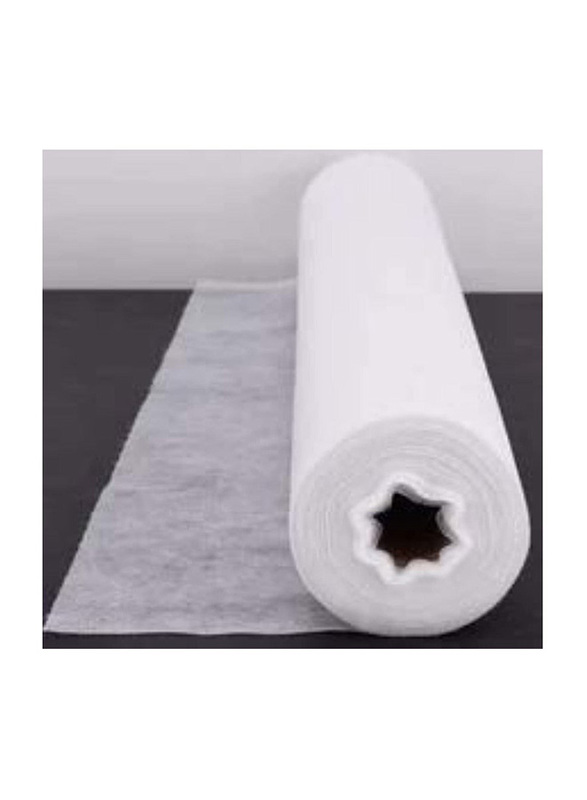 La Perla Tech Disposable Bed Roll, 50 Pieces, White