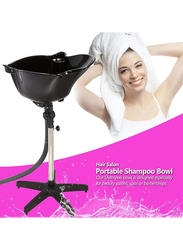 ZNXY Portable Height Adjustable Shampoo Hair Treatment Basin for Salon