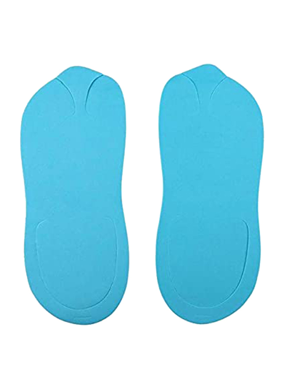 Open Toe Spa Slippers Disposable Slipper, 12 Pair, Blue