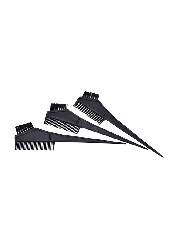 Tint Applicator Highlight Dying Brush Kit, 20 x 5 x 15 cm, 12 Pieces, Black