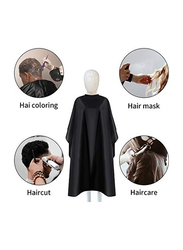 Professional Hair Cutting Cape, Black, 6 Pieces