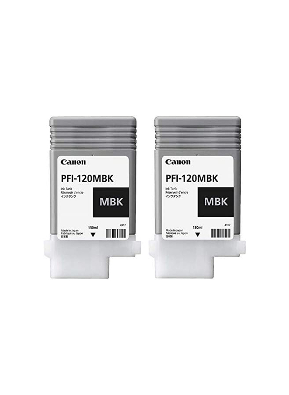Canon PFI-120MBK Black Pigment Matte Original Ink Bottles