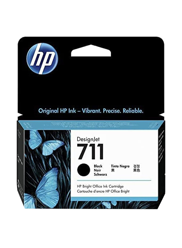 HP 711 CZ129A 38ml Black Original Ink Genuine HP Ink Cartridge