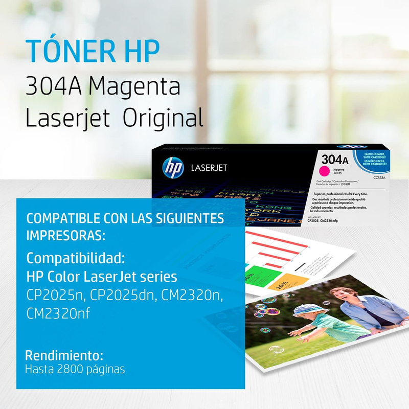 HP 304A Magenta Original Ink Laserjet Toners