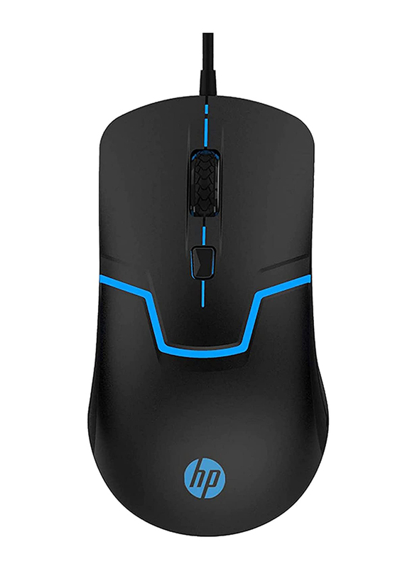 HP M100 USB Optical Gaming Mouse for PC, Black