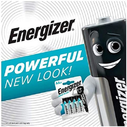 Energizer Max Plus 1.5V AA Alkaline Batteries, EP91BP2T, 2 Pieces, Black