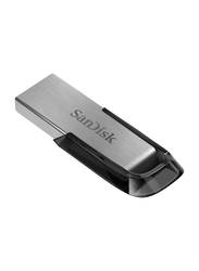 Sandisk 64GB Ultra Flair 3.0 USB Flash Drive, Silver/Black