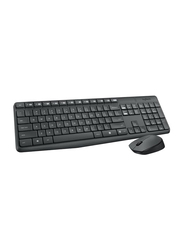 Logitech MK235 Wireless English Keyboard, Black