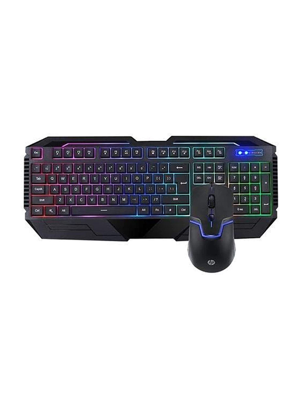 HP GK1100 Wired Gaming Mouse & Keyboard Set for PC, Black