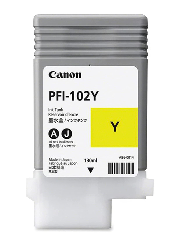 Canon PFI-102Y Yellow Original Ink Bottles