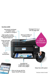 Epson Eco Tank L6290 All-in-One Printer, Black